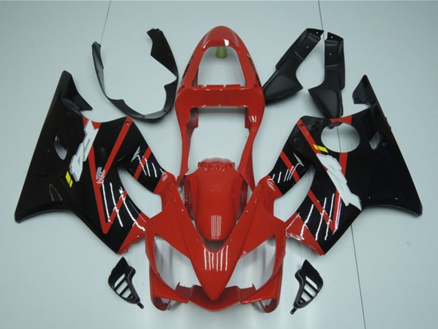 2001-2003 Honda CBR600 F4i Bike Fairings - Red Glossy Black Canada Websites