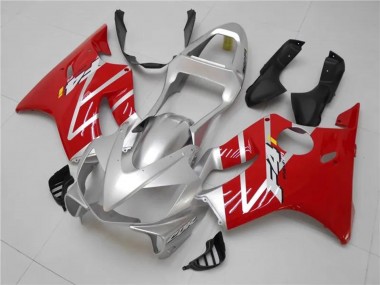 2001-2003 Honda CBR600 F4i Motorcycle Fairings Kits - Silver Red Canada Websites