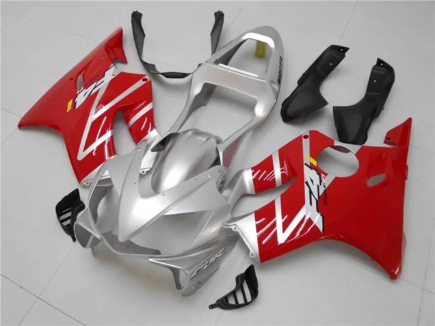 2001-2003 Honda CBR600 F4i Motorcycle Fairings Kits - Silver Red Canada Websites