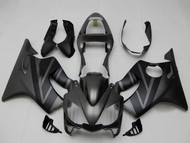 2001-2003 Honda CBR600 F4i Motorcycle Fairing Kits - Matte Black Grey Canada Websites