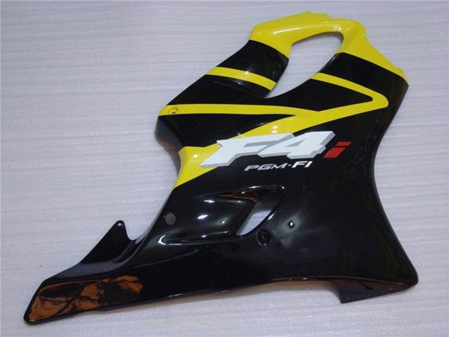 2001-2003 Honda CBR600 F4i Motorcycle Fairing - Yellow Glossy Black Canada Websites