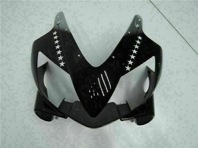 2001-2003 Honda CBR600 F4i Motorcycle Fairings - Glossy Black Silver SevenStars Canada Websites