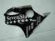 2001-2003 Honda CBR600 F4i Motorcycle Fairings - Glossy Black Silver SevenStars Canada Websites