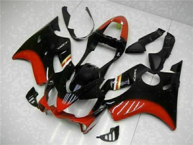 2001-2003 Honda CBR600 F4i Motorcycle Fairing Kits - Red Glossy Black Canada Websites