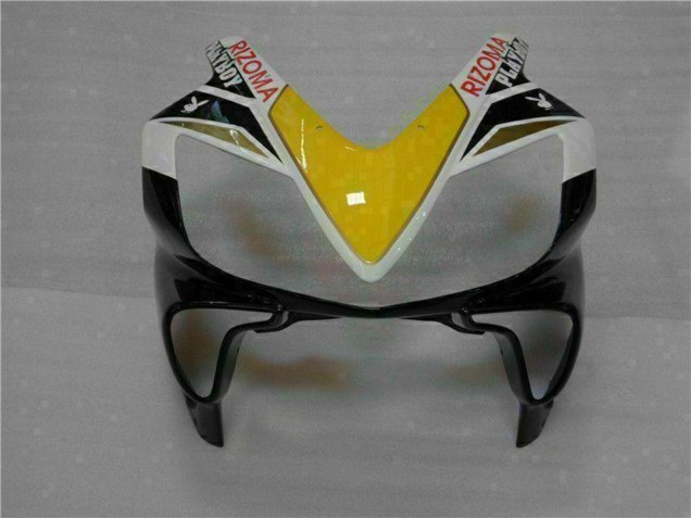 2001-2003 Honda CBR600 F4i Motorcycle Fairings - White Yellow Glossy Black Playboy Canada Websites