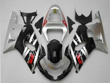 2001-2003 Suzuki GSXR 600/750 Motorcycle Fairings - Silver Glossy Black Red Canada Websites