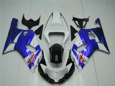 2001-2003 Suzuki GSXR 600/750 Motorcycle Fairings - White Blue Black Canada Websites