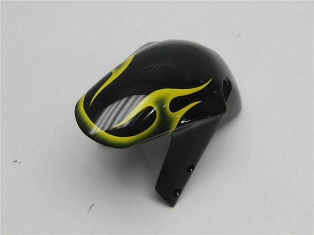 2001-2003 Suzuki GSXR 600/750 Motorcycle Fairings - Glossy Black Yellow Flame Canada Websites