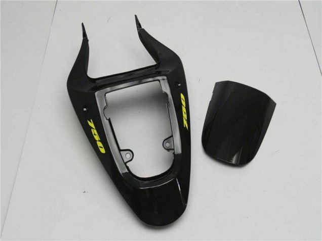 2001-2003 Suzuki GSXR 600/750 Motorcycle Fairings - Glossy Black Yellow Flame Canada Websites