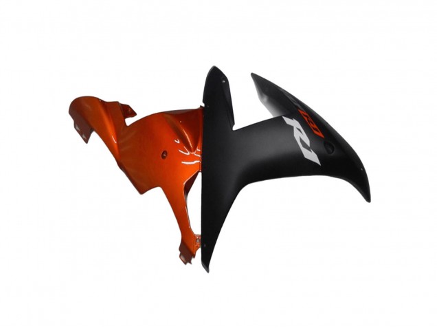 2002-2003 Yamaha YZF R1 Motorcycle Fairings - Orange Matte Black Canada Websites