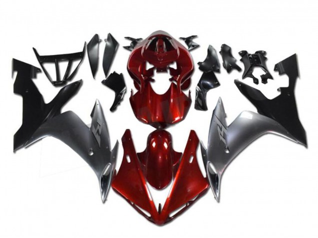 2002-2003 Yamaha YZF R1 Motorcycle Fairings - Red Silver Black Canada Websites