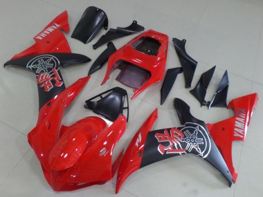 2002-2003 Yamaha YZF R1 Motorcycle Fairings - Red Matte Black Canada Websites