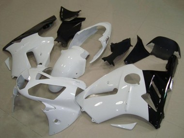 2002-2006 Kawasaki ZX12R Motorcycle Fairing - White Glossy Black Canada Websites
