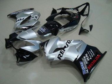 2002-2013 Honda VFR 800 Motorcycle Fairing - Silver Glossy Black Repsol Canada Websites