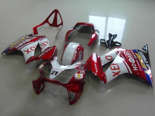 2002-2013 Honda VFR 800 Motorcycle Fairings - White Red Blue Xerox 21 Canada Websites