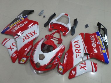 2003-2004 Ducati 999 Motorcycle Fairings - White Red Blue Glossy Black Xerox OEM Style Canada Websites