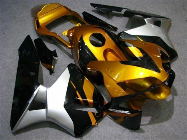 2003-2004 Honda CBR600RR Motorcycle Fairing - Silver Gold Glossy Black Canada Websites
