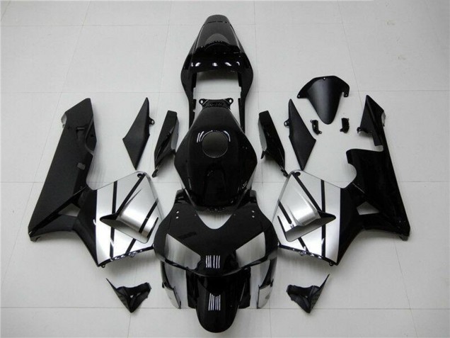 2003-2004 Honda CBR600RR Motorcycle Fairings - Silver Glossy Black Stripe Canada Websites