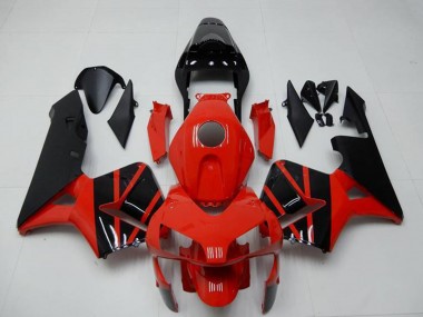 2003-2004 Honda CBR600RR Motorcycle Fairings - Red Glossy Black OEM Style Canada Websites