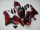 2003-2004 Honda CBR600RR Motorcycle Fairings - Red Matte Black Stripe Canada Websites