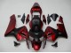 2003-2004 Honda CBR600RR Motorcycle Fairings - Red Matte Black Stripe Canada Websites