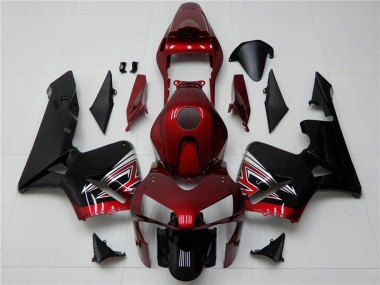2003-2004 Honda CBR600RR Motorcycle Fairing - Red Silver Glossy Black Canada Websites