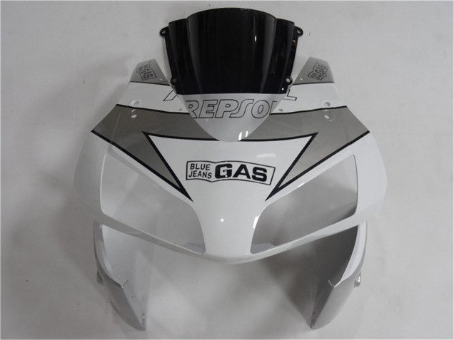 2003-2004 Honda CBR600RR Motorcycle Fairing - White Silver Black Repsol Canada Websites