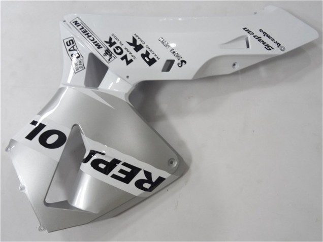 2003-2004 Honda CBR600RR Motorcycle Fairing - White Silver Black Repsol Canada Websites