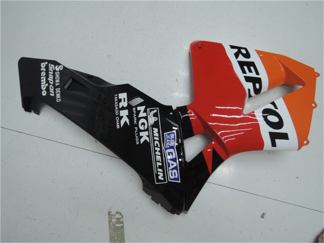 2003-2004 Honda CBR600RR Motorcycle Fairing Kits - Orange White Red Glossy Black Repsol Canada Websites