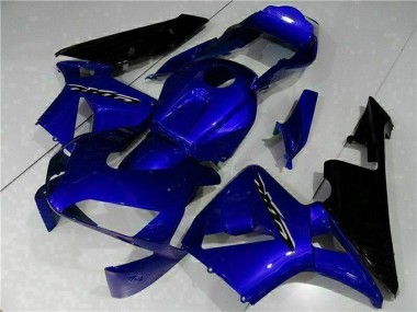 2003-2004 Honda CBR600RR Motorcycle Fairing Kits - Blue Glossy Black Canada Websites