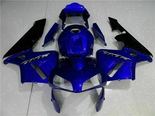 2003-2004 Honda CBR600RR Motorcycle Fairing Kits - Blue Glossy Black Canada Websites