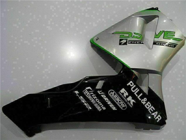 2003-2004 Honda CBR600RR Motorcycle Fairing - Silver Green Glossy Black Canada Websites