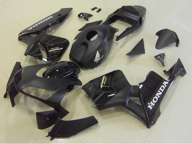 2003-2004 Honda CBR600RR Motorcycle Fairing Kits - Glossy Black Matte Black Canada Websites