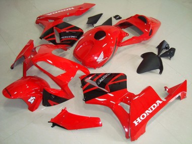 2003-2004 Honda CBR600RR Abs Fairings - Red Glossy Black Canada Websites