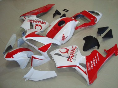 2003-2004 Honda CBR600RR Motorcycle Fairings - White Red Pramac Canada Websites