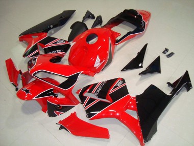 2003-2004 Honda CBR600RR Motorbike Fairings - Red Glossy Black Canada Websites