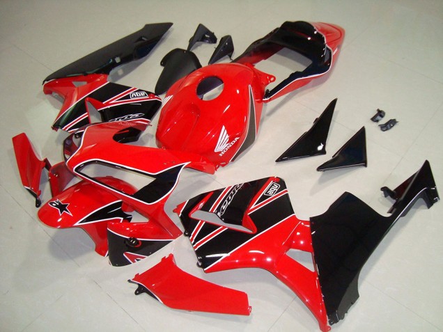 2003-2004 Honda CBR600RR Motorbike Fairings - Red Glossy Black Canada Websites