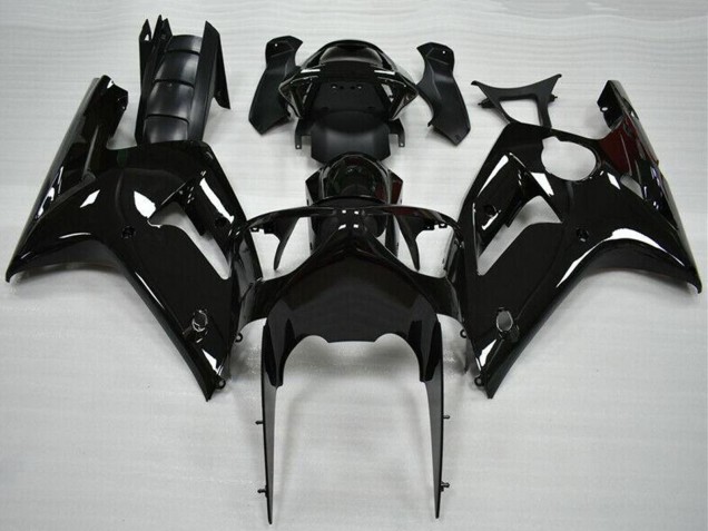 2003-2004 Kawasaki ZX6R Motorcycle Fairing - Glossy Black Canada Websites