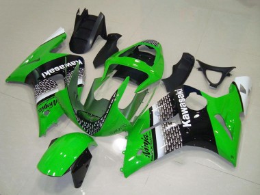 2003-2004 Kawasaki ZX6R Motorcycle Fairing - Green White Black Canada Websites