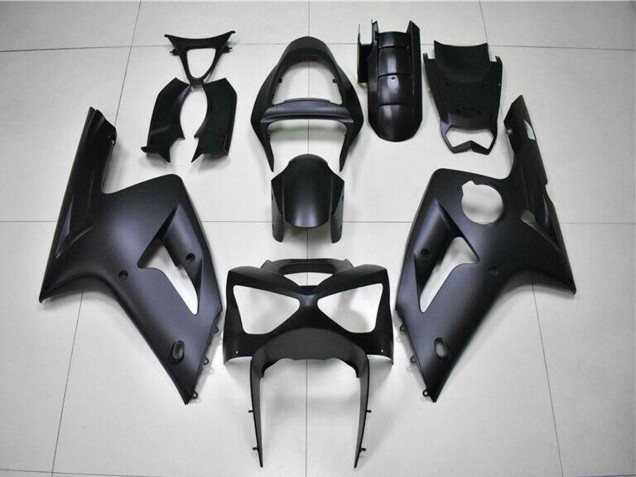 2003-2004 Kawasaki ZX6R Motorcycle Fairings - Matte Black Canada Websites