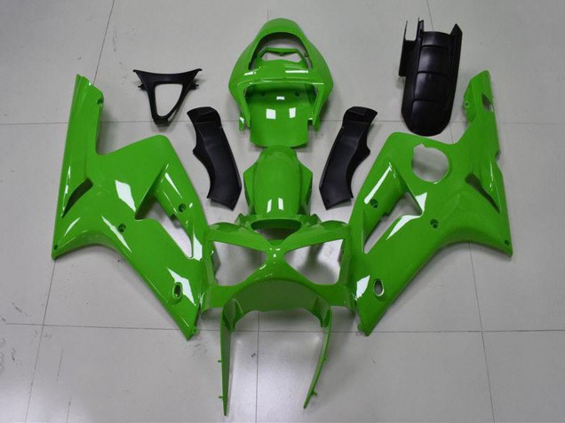 2003-2004 Kawasaki ZX6R Motorcycle Fairing - Green Canada Websites