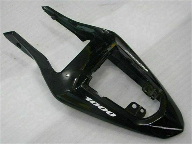 2003-2004 Suzuki GSXR 1000 Motorcycle Fairings - Glossy Black Gold Flame Canada Websites