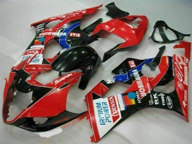 2003-2004 Suzuki GSXR 1000 Motorcycle Fairings - Red Black Blue Yoshimura Canada Websites