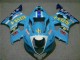 2003-2004 Suzuki GSXR 1000 Motorcycle Fairings - Blue White Yellow Rizla Canada Websites
