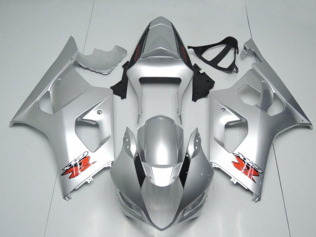 2003-2004 Suzuki GSXR 1000 Motorcycle Fairings - Silver Red OEM Style Canada Websites