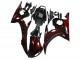 2003-2004 Yamaha YZF R6 Motorcycle Fairing - Glossy Black Red Flame Canada Websites