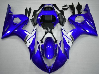 2003-2004 Yamaha YZF R6 Motorcycle Fairings - Blue White Canada Websites