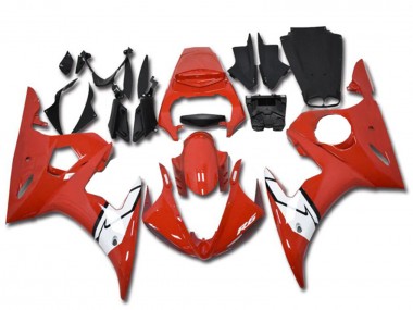2003-2004 Yamaha YZF R6 Motorcycle Fairings - Red White Canada Websites