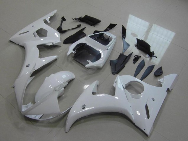 2003-2004 Yamaha YZF R6 Motorcycle Fairings - Glossy White Canada Websites