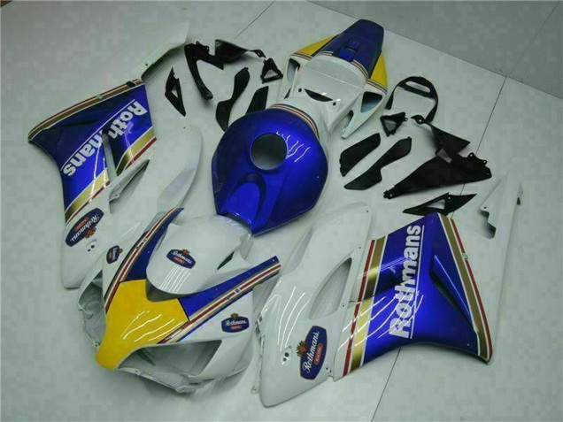 2004-2005 Honda CBR1000RR Motorcycle Fairing - White Blue Yellow Rothmans Canada Websites